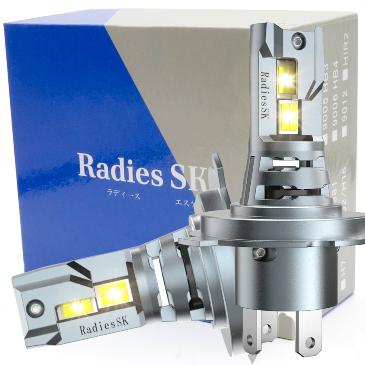 ワゴンR MH23S H4 LED ヘッドライト Hi/Low ポン付け 16000lm バルブ 12V Radies SK拍卖