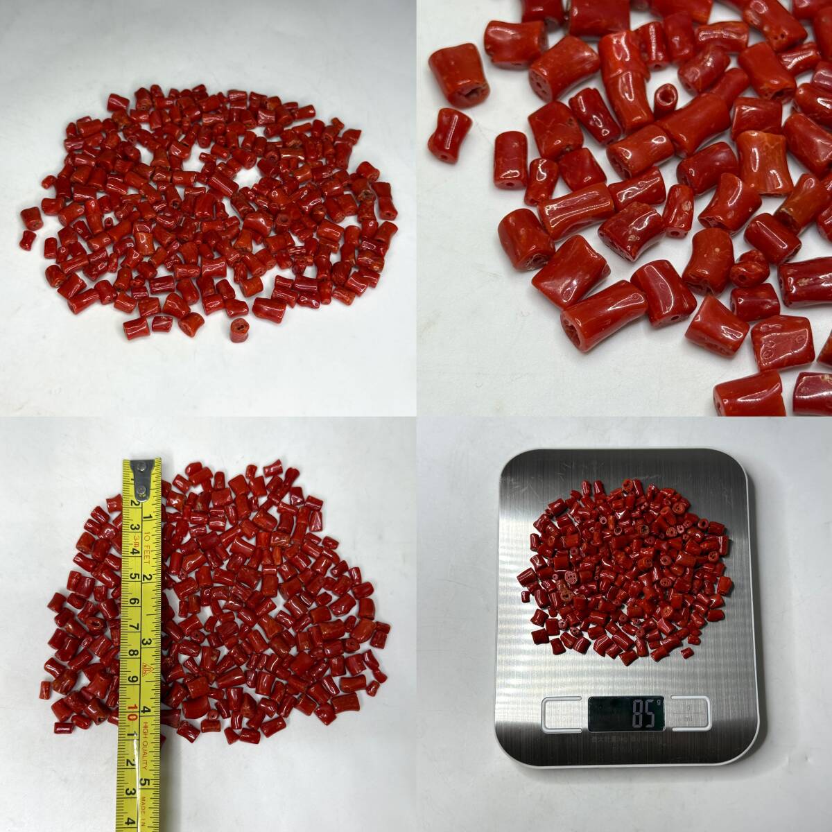 時代物 旧家整理品 天然 珊瑚 血赤 サンゴ 85g ネックレス ペンダント 本物保証拍卖