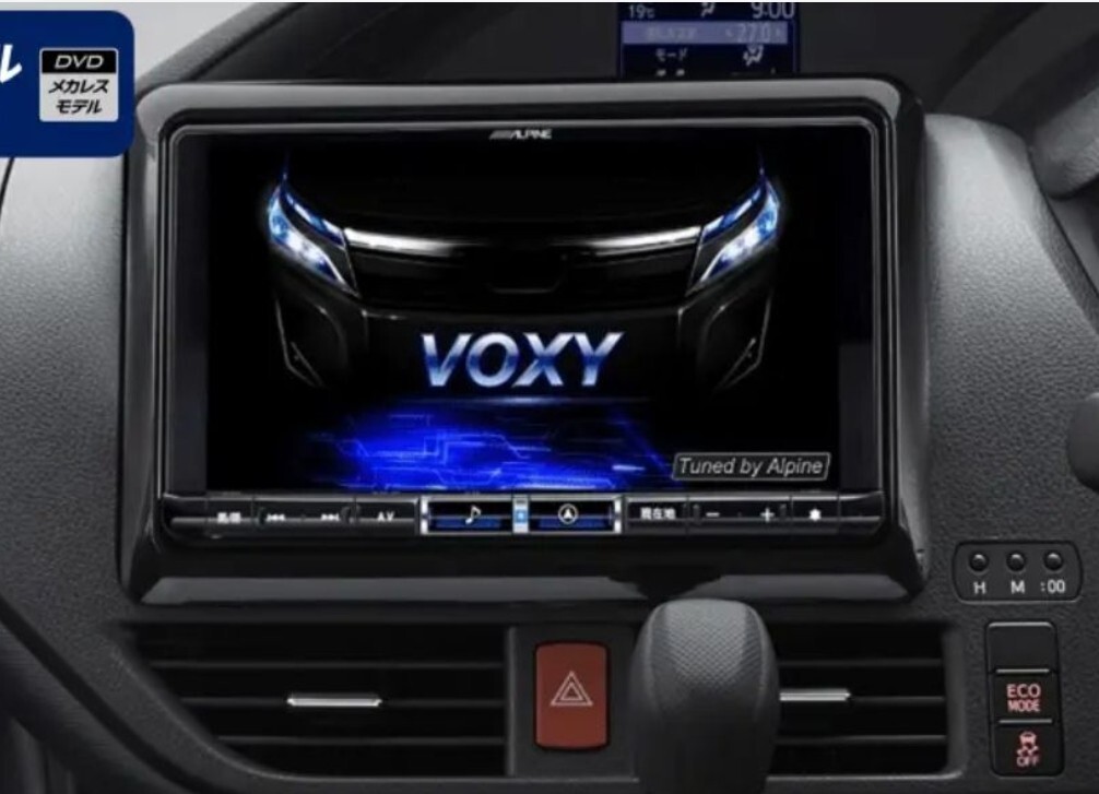 アルパイン EX1000 ノア エスクァイア ヴォクシー 80 カーナビ フリップダウン ETC バックカメラ EX1000VO2CKD TMX-RM3005B カーナビ ナビ拍卖