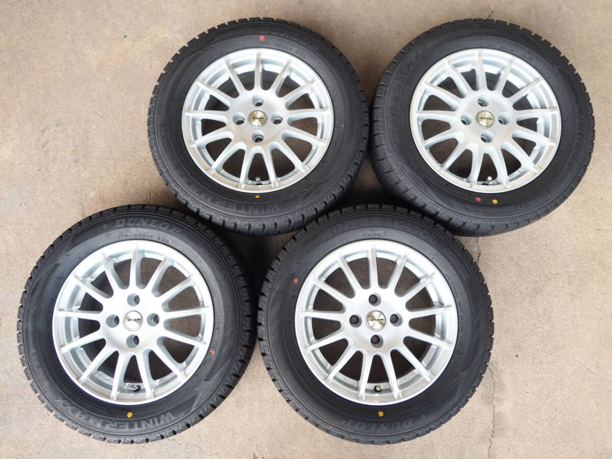 P360 送料無料 IRVINE F01 5Jx14 +30 PCD98 4穴 175/65R14 4本8分/9分山 FIAT500 パンダ PANDA拍卖