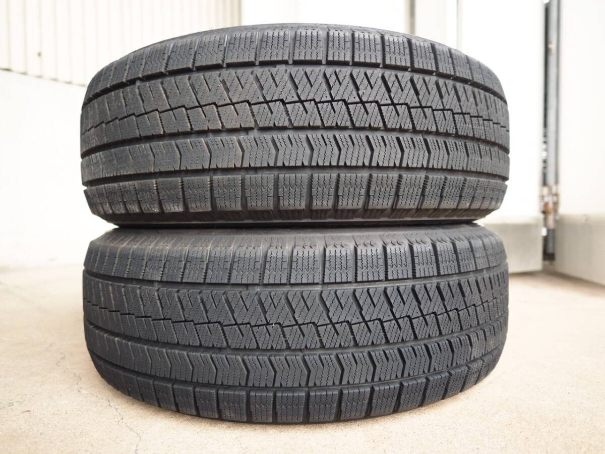 P411 送料無料 ブリヂストン 225/60R17 99Q 2本8分山 2022年製 BLIZZAK VRX2 アルファード フォレスター XV エクストレイル拍卖