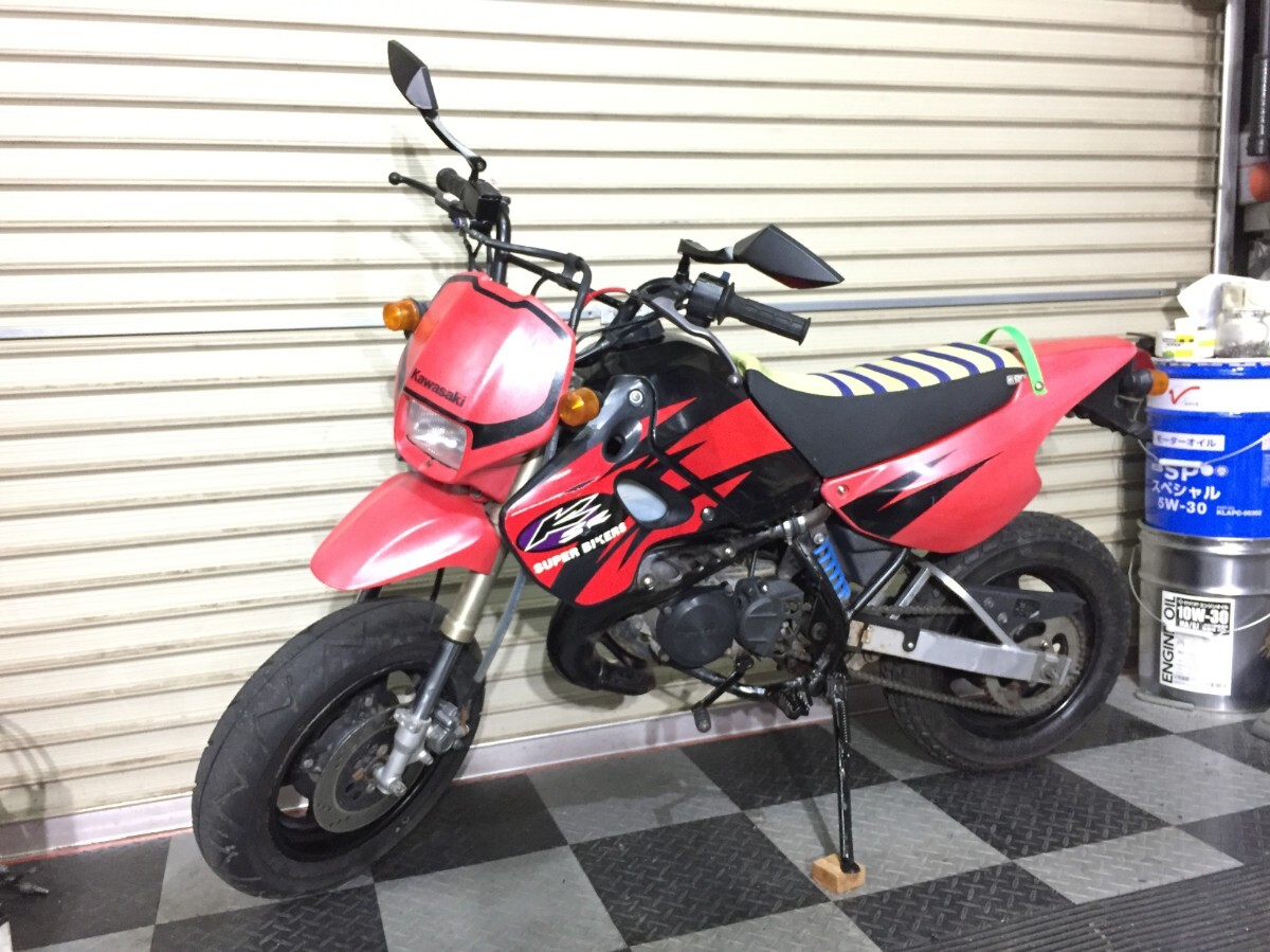 埼玉県深谷市 カワサキ KSR50 KAWASAKI 原付 50cc 通勤 通学 バイク拍卖
