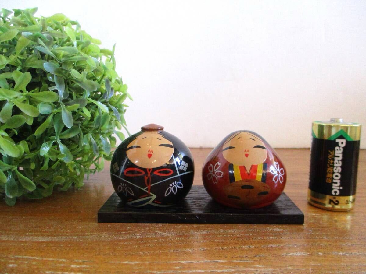 【美品】大内人形 牧野漆工所 大内塗 雛人形 ひな祭り ひな人形 山口県 民芸品 伝統工芸品 郷土土産 インテリア 飾り 置物 オブジェ 台座付拍卖