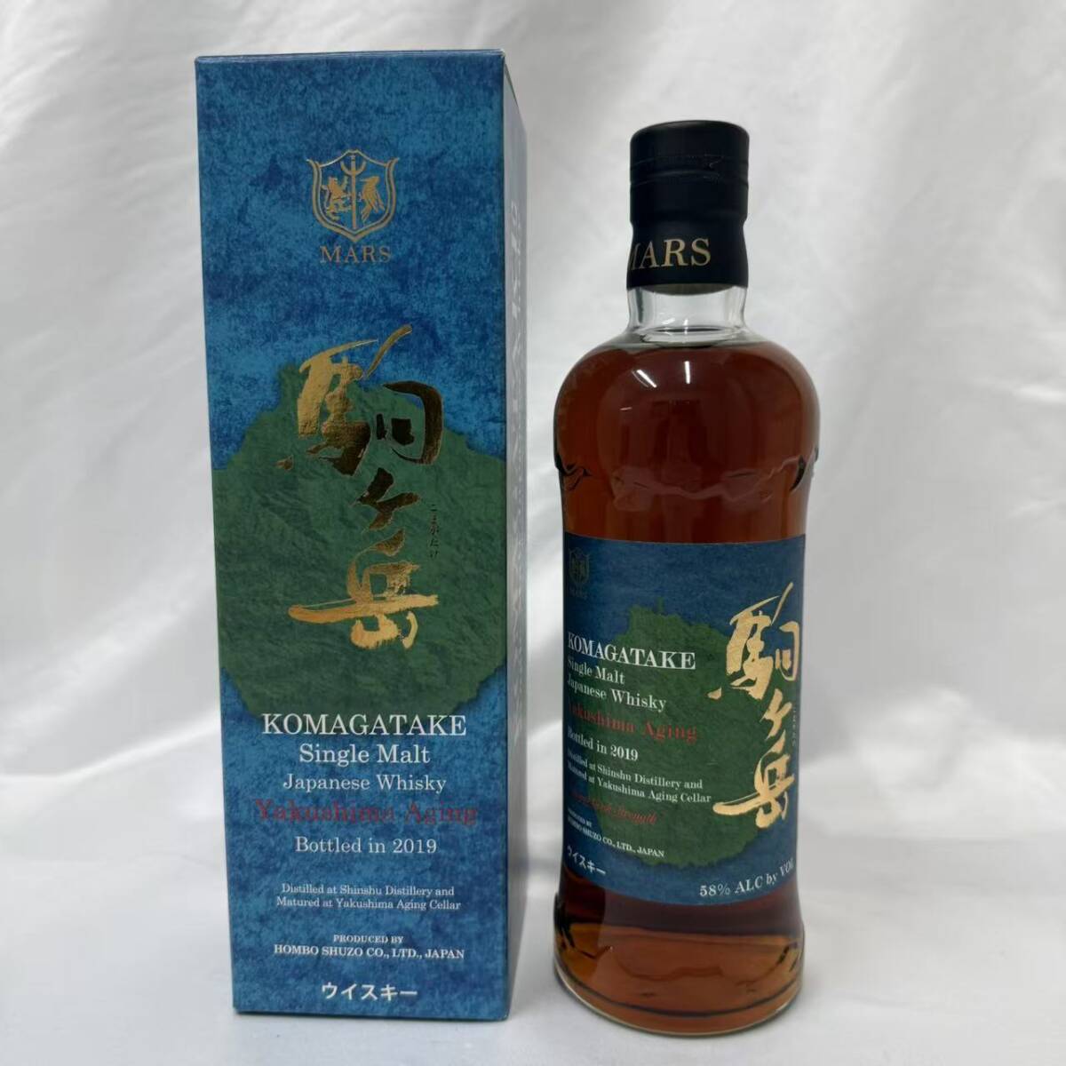 MARS マルス シングルモルト駒ヶ岳 屋久島エージング Bottled in 2019 700ml 58度 本坊酒造拍卖