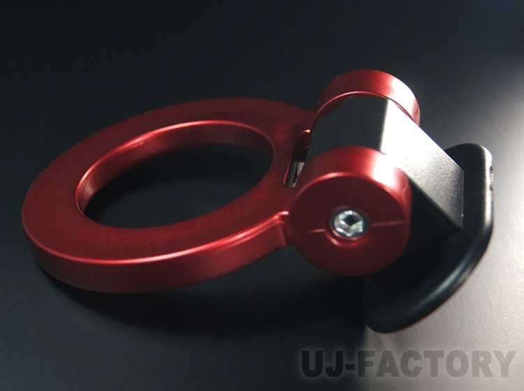 ★ダミーけん引フック/Dummy Towing Hook★取り付け角度調整可!両面テープで貼り付けるだけの簡単取付でレーシーにドレスアップ♪拍卖