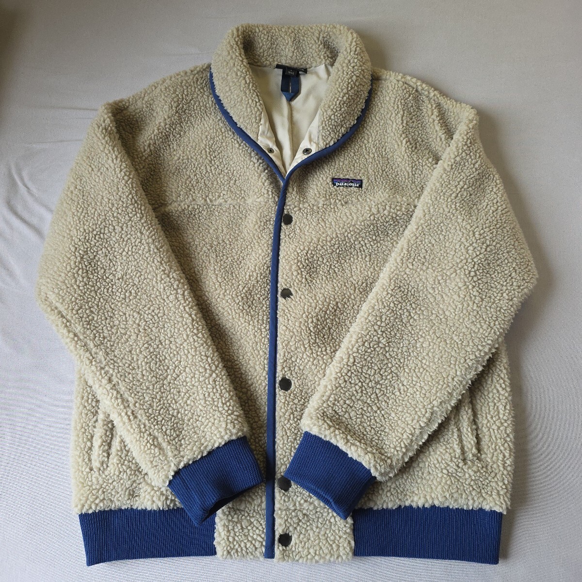 パタゴニア フリースジャケット Patagonia Lサイズ ベージュ 1000円スタート拍卖