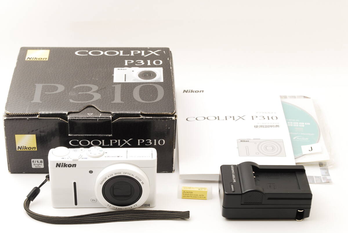 【動作確認済み】Nikon COOLPIX P310 ホワイト ニコンのコンパクトデジタルカメラ コンデジ拍卖