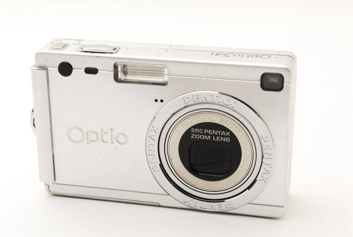 【動作確認済み】PENTAX Optio S4i シルバー ペンタックスのコンパクトデジタルカメラ コンデジ拍卖