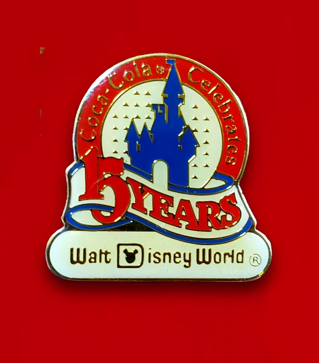 ■希少!!1986年■Walt Disney World 15th Anniversary ピンバッジ■Cinderella Castle■未使用品拍卖