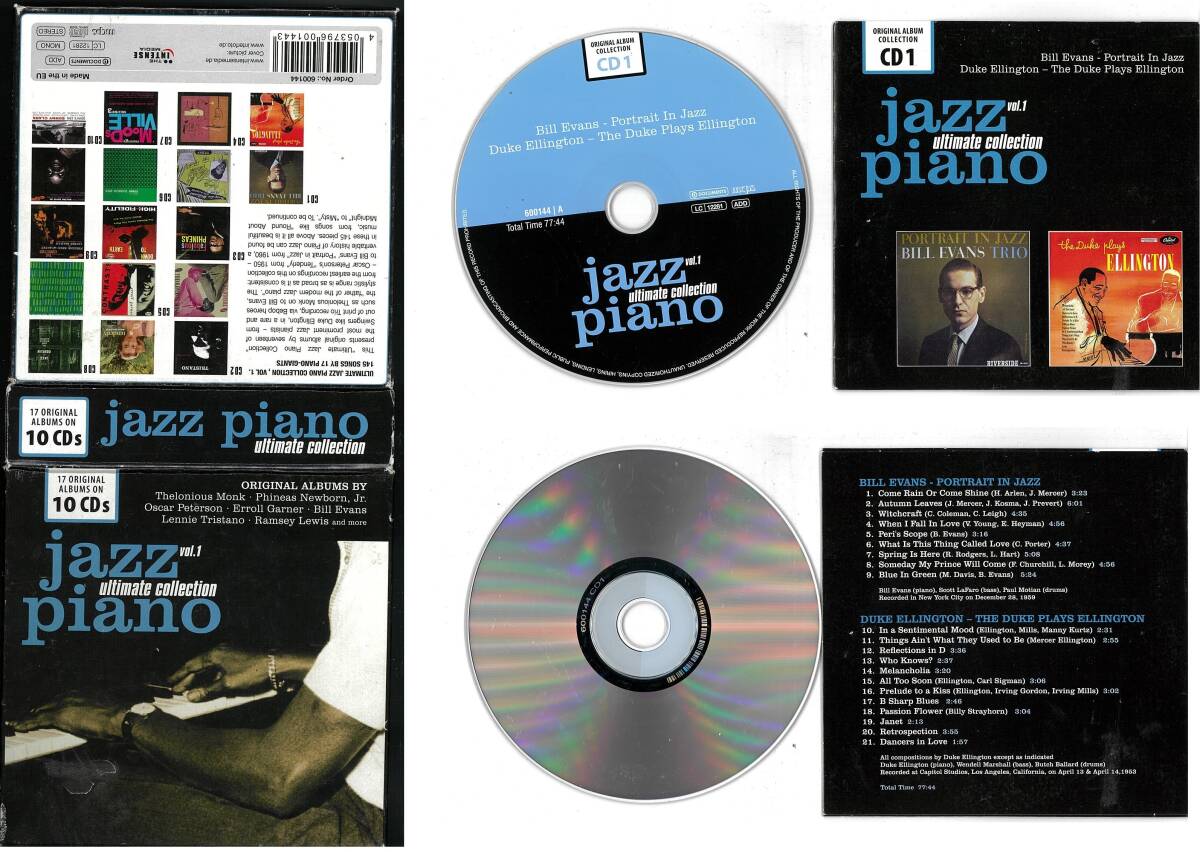 CD-JazzPiano BOX10CD拍卖