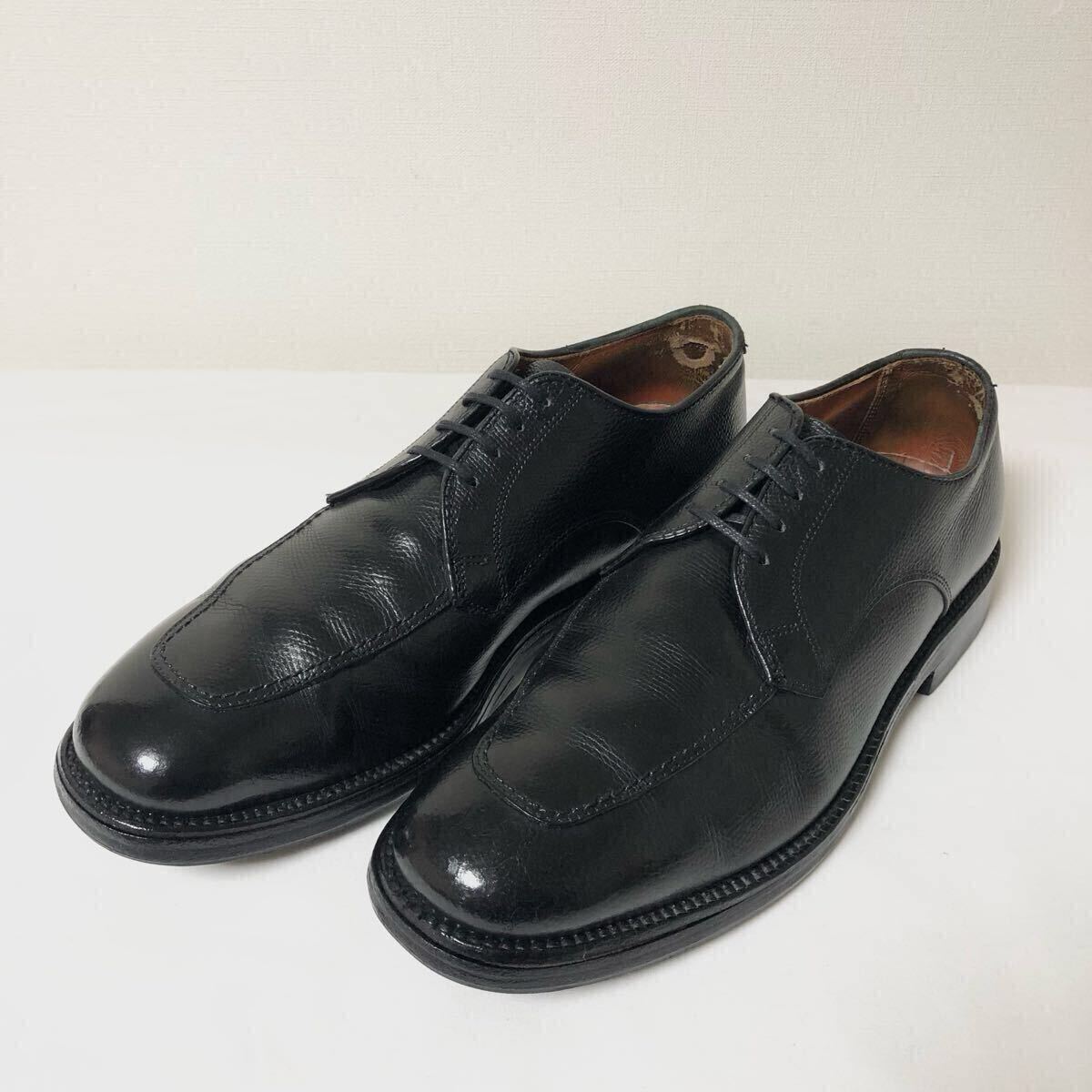 ALDEN 75210 アルパインカーフ Uチップ レザーシューズ ダービー ビジネスシューズ ブラック 黒 革靴拍卖