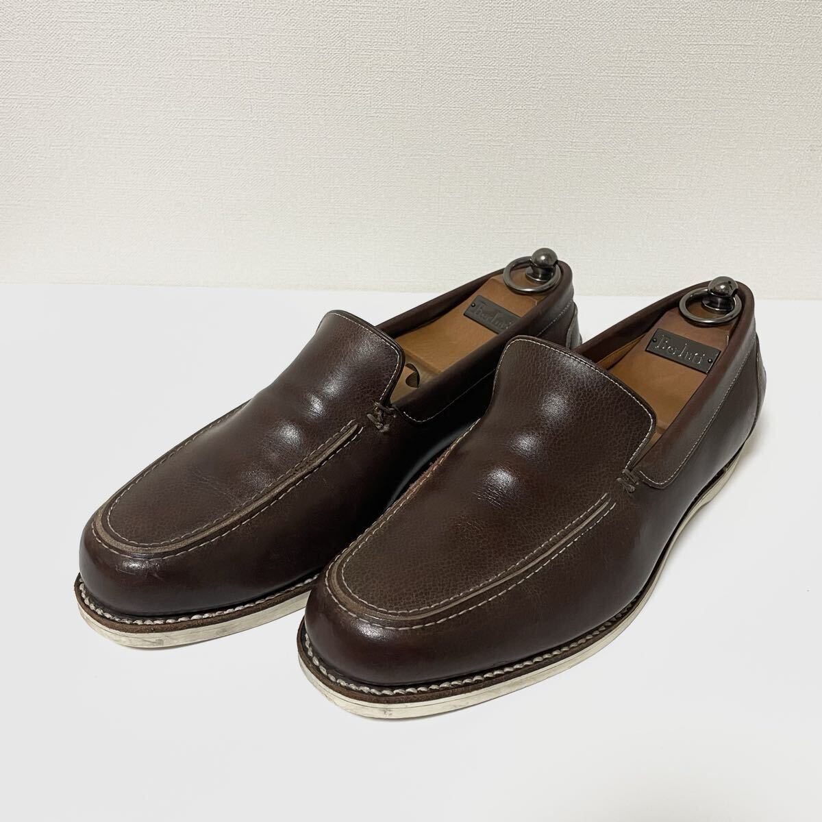 JHON LOBB MIAMI ローファー バッファローレザー ジョンロブ マイアミ ブラウン スリッポン拍卖