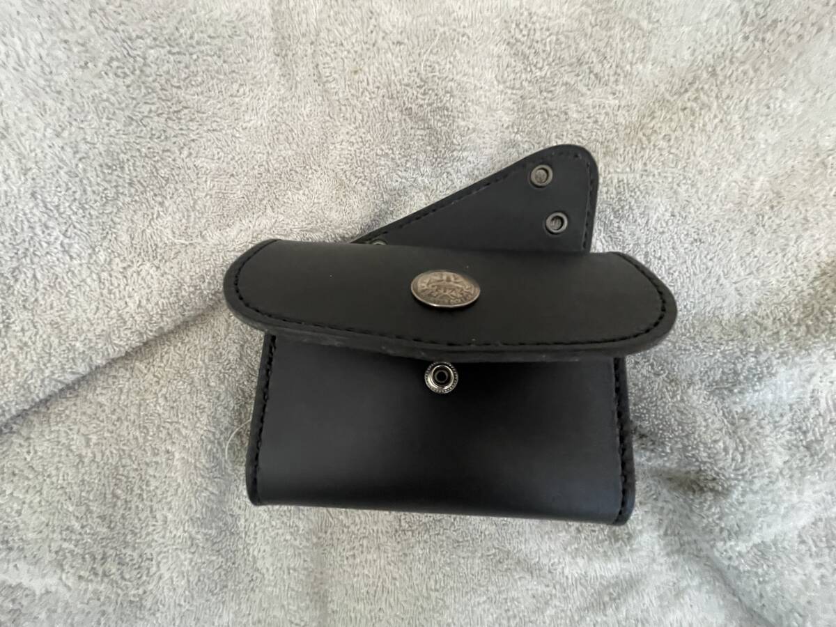 ETCケース 未使用 ハーレー 革 リジット ソフテイル 右側用拍卖