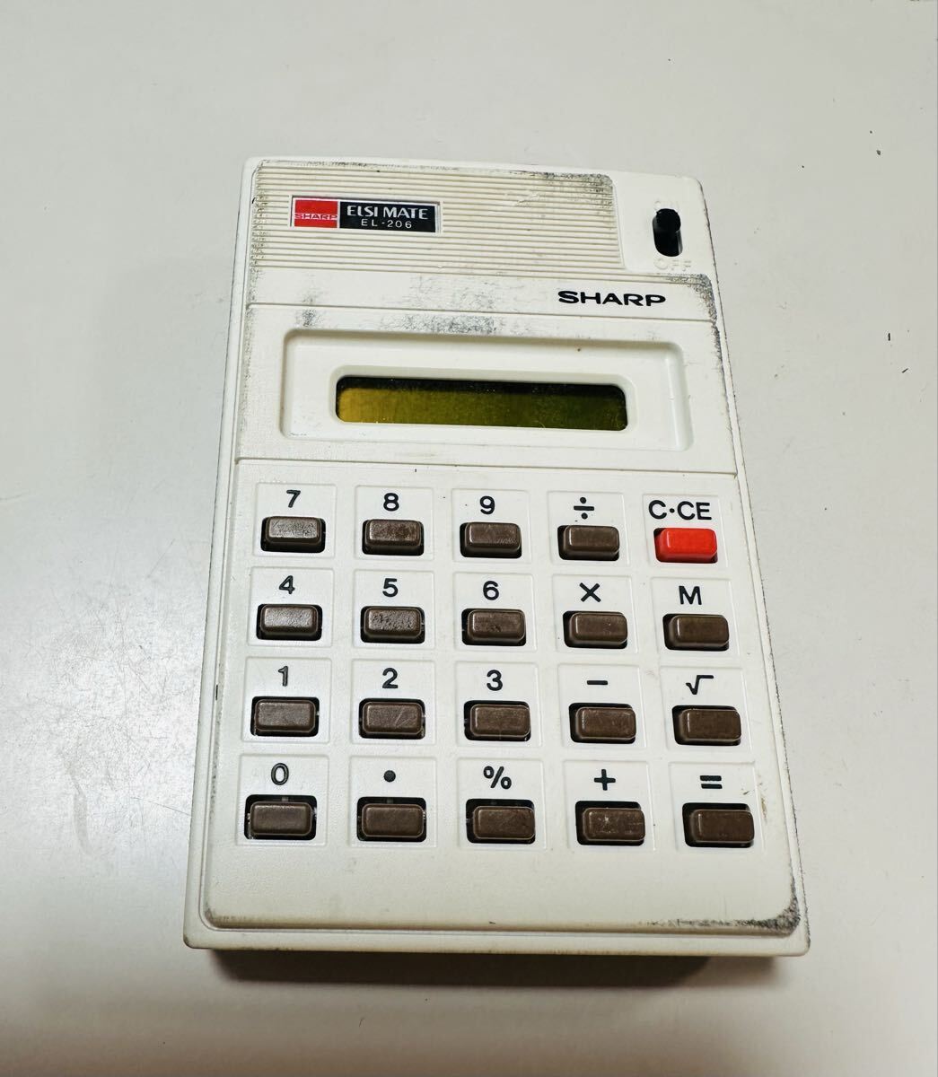昭和レトロ SHARP 計算機 ELSI MATE EL-206【動作未確認ジャンク品扱い】拍卖