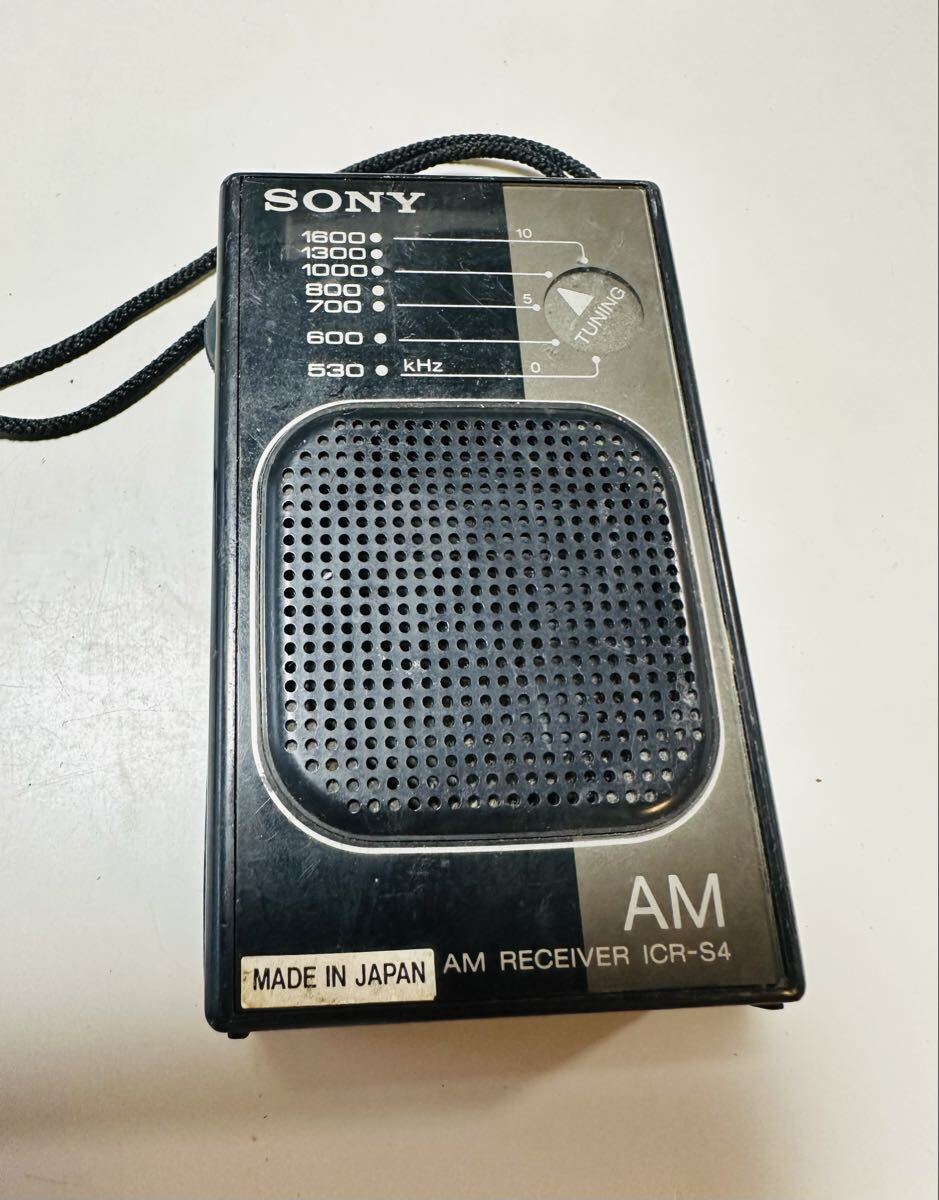 SONY AM コンパクトラジオ ICR-S4【ジャンク品】拍卖