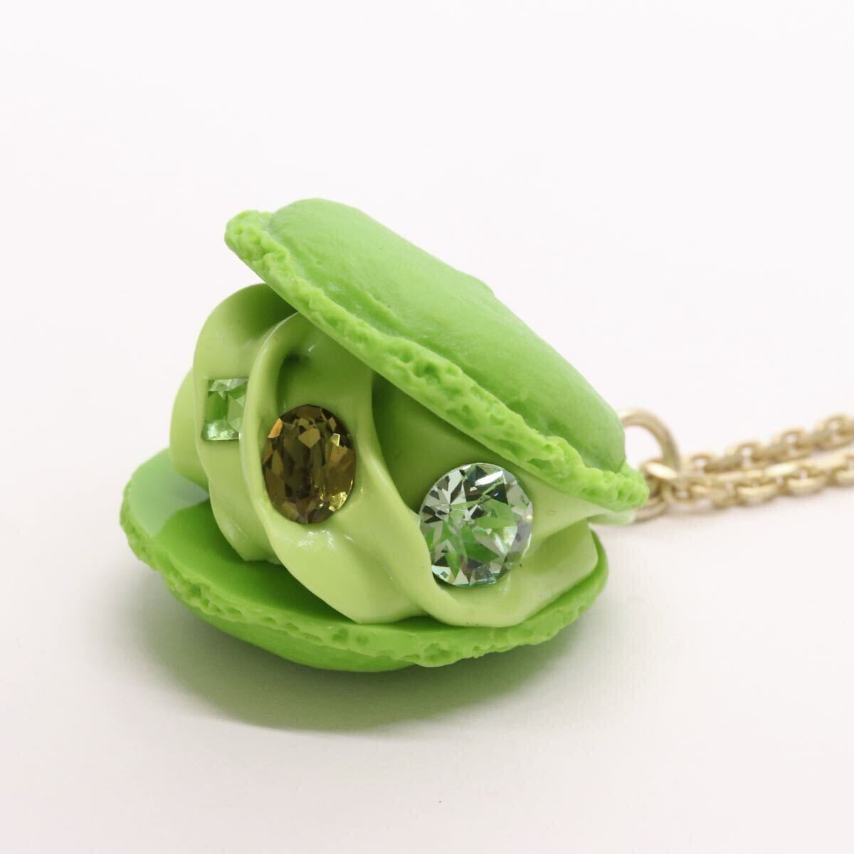 キューポット Q-pot. 抹茶 マカロン ネックレス ★280拍卖