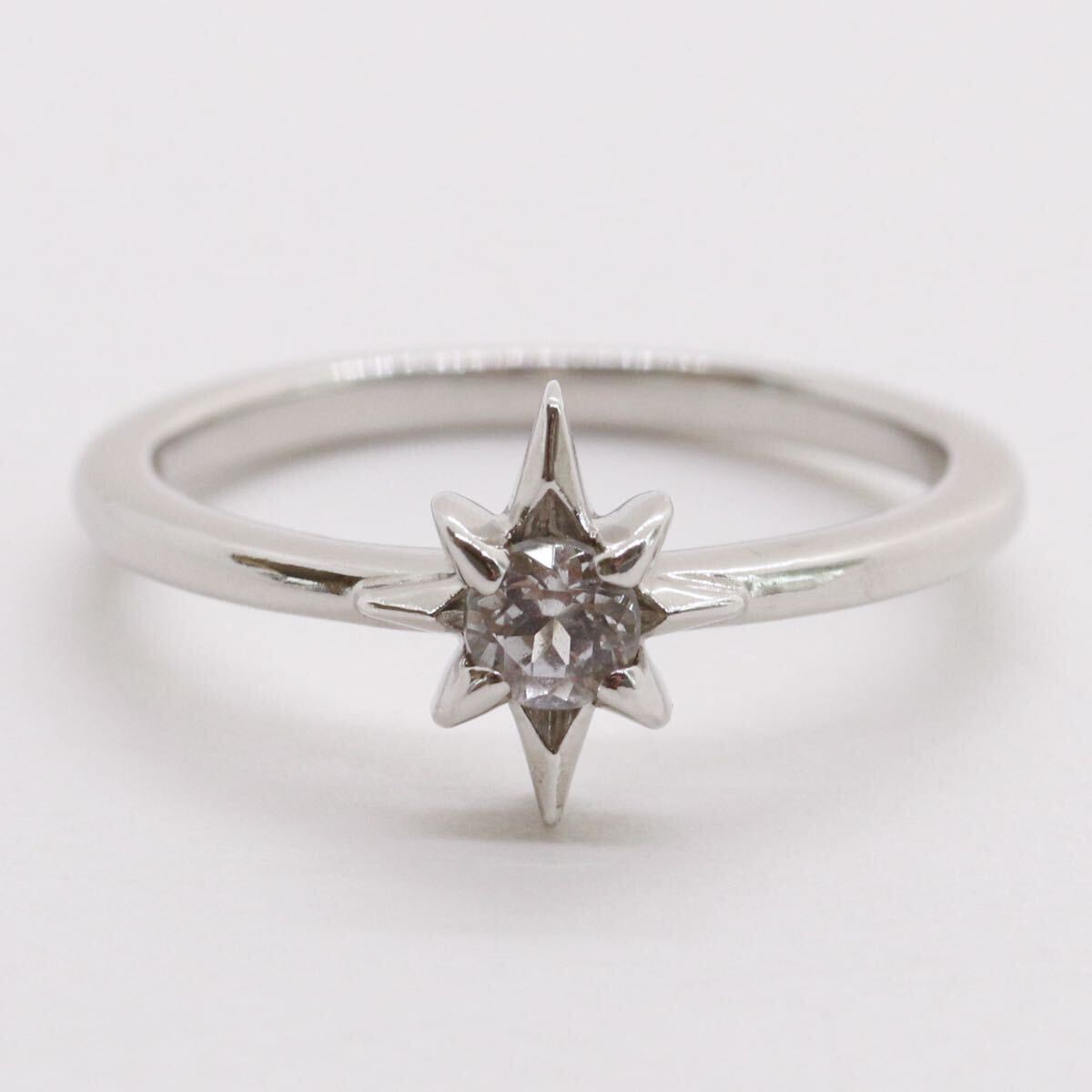 美品 スタージュエリー STAR JEWELRY シルバー925 スターモチーフ リング 指輪 星 2015 約9号 ★266拍卖