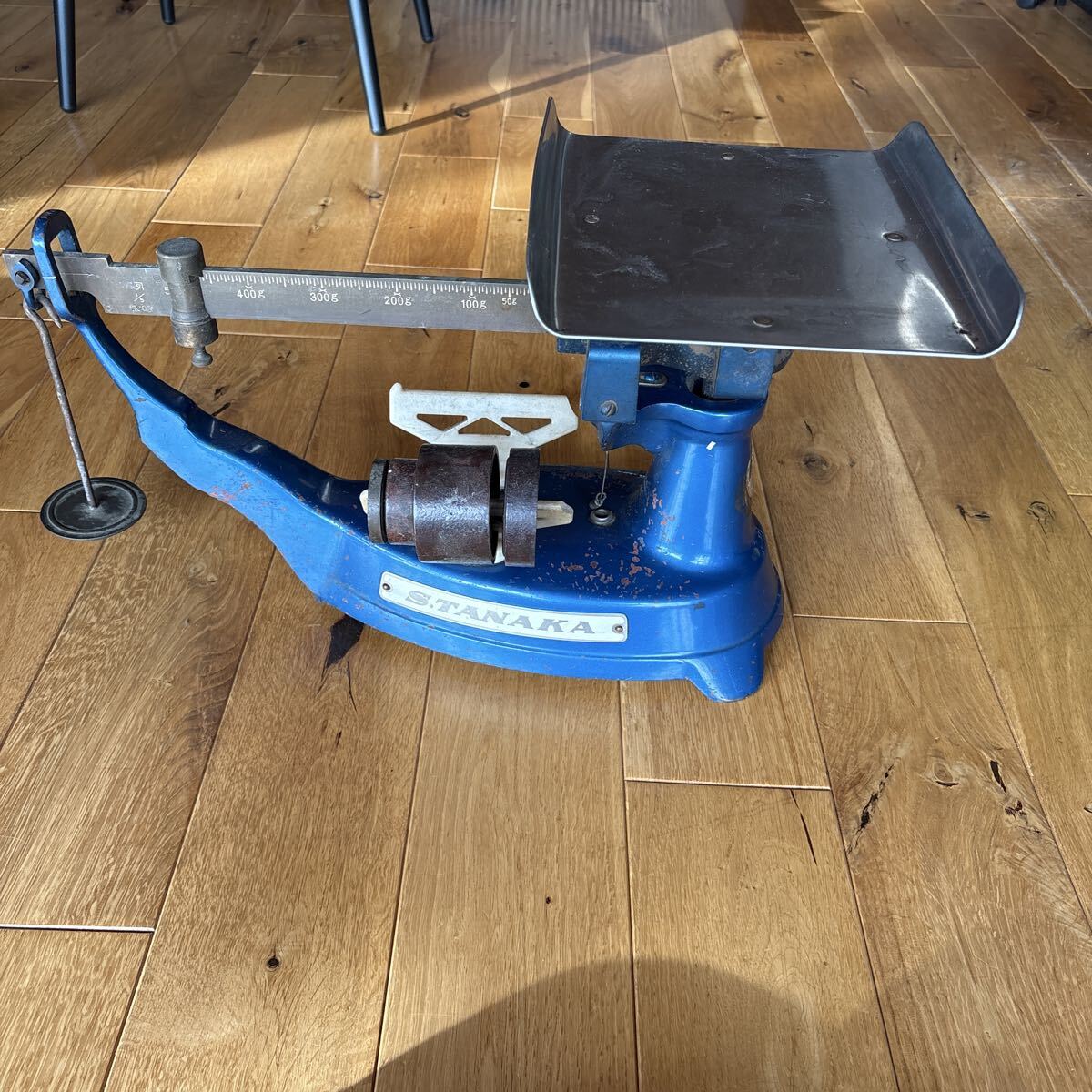 田中衡機工業所/上皿さおはかり/パン屋/和菓子屋/洋菓子屋/はかり/上皿竿はかり/定量はかり/ アンティーク 昭和レトロ拍卖