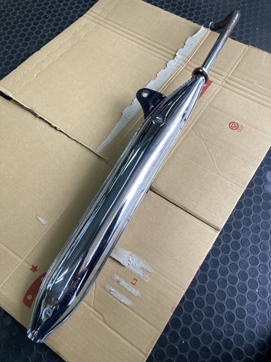 ホンダ 純正刻印 モナカ マフラー フルエキ エキパイ サイレンサー CD90M CD90 C90 CS90 MD90 C201 OHV スーパーカブ C50 C70 C90 C100 C65拍卖