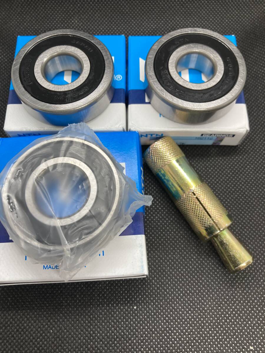 スズキ RG250Γ(GJ21B) 85~87 ガンマ 後リアホイール ベアリング 交換セット08123-62047 抜き工具&作業手順説明拍卖