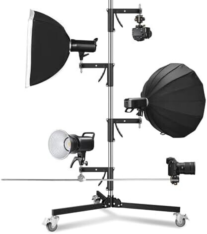 ☆新品☆SOONPHO センチュリースタンド 多機能ライトスタンド 耐荷重ライトスタンド ステンレス鋼 俯瞰撮影 照明スタンド拍卖