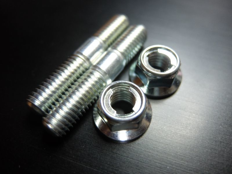 RZ350 純正採用 マフラー スタッドボルト ナット 1台分 チャンバー RZ250 4L3 4UO RZ250R RZ350R RD250 TZR R1-Z TDR 29L 3HM 1XG拍卖