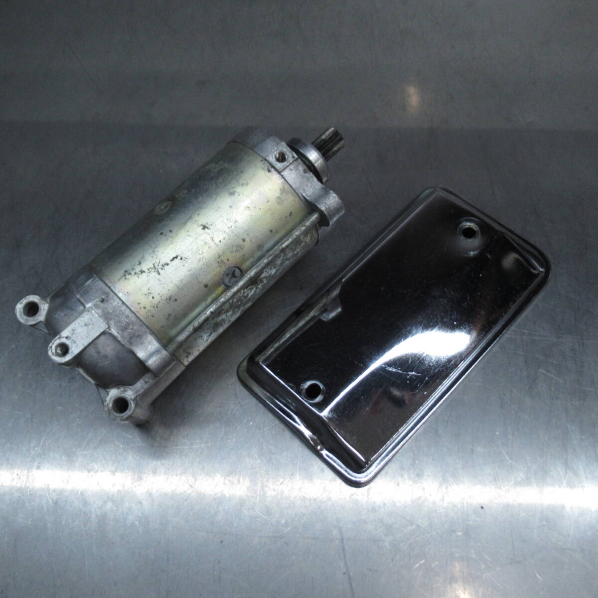 カワサキ Z1 Z2 KZ900 KZ1000 MK2 LTD Z1R 純正 スターターモーター セルモーター カバーセット【080】USA-P-215拍卖