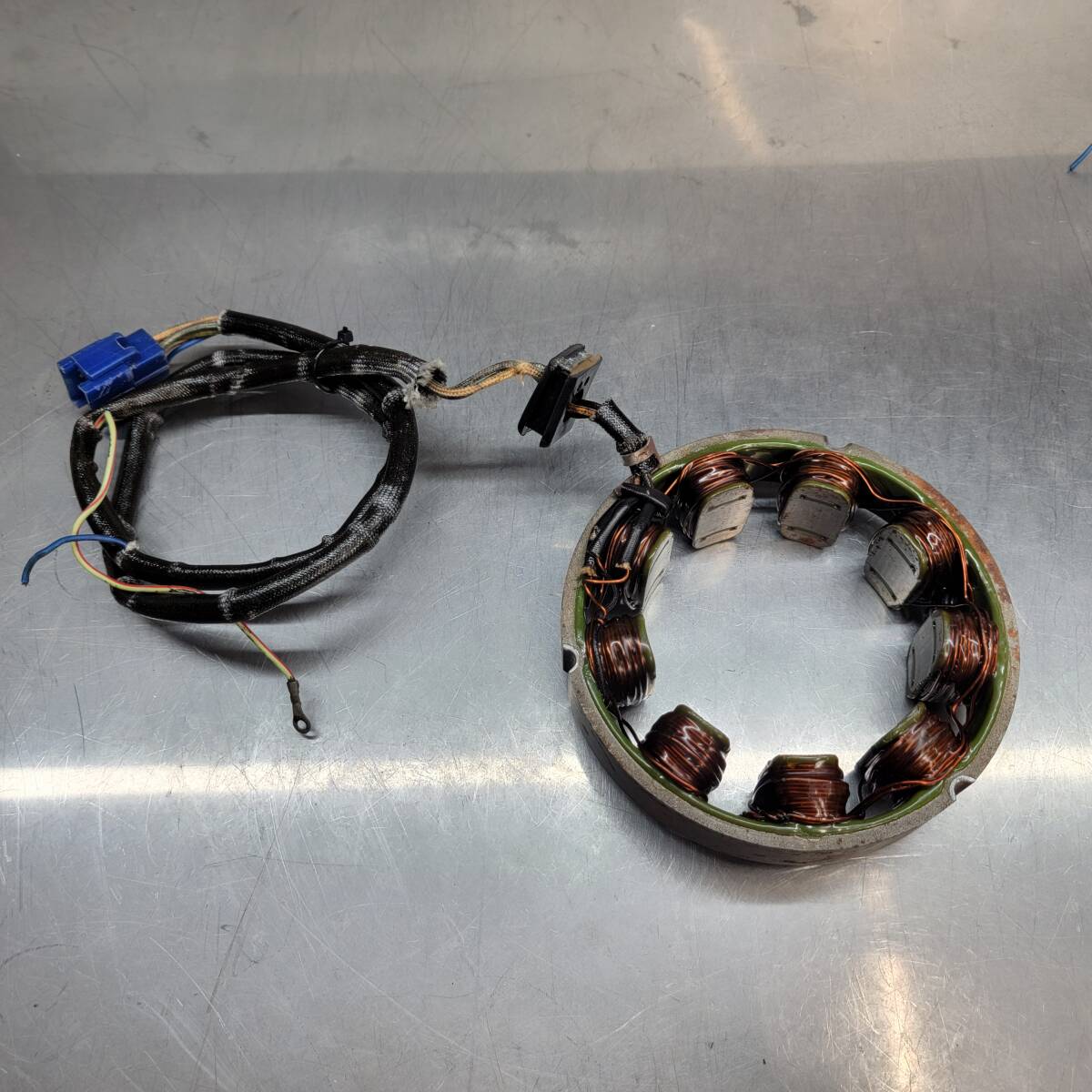 カワサキ Z1 Z2 KZ900 Z750Four KZ1000 Z1R 純正 ジェネレーターコイル ステーターコイル ダイナモ 当時物【060】USA-O-031拍卖