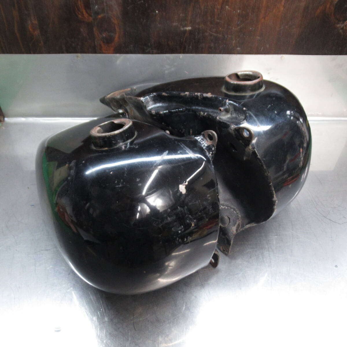 ハーレー ショベル 5ガロン フューエルタンク 燃料タンク 分割タンク 当時物 検)エボ パン ナックル アーリー【160】USA-P-489拍卖