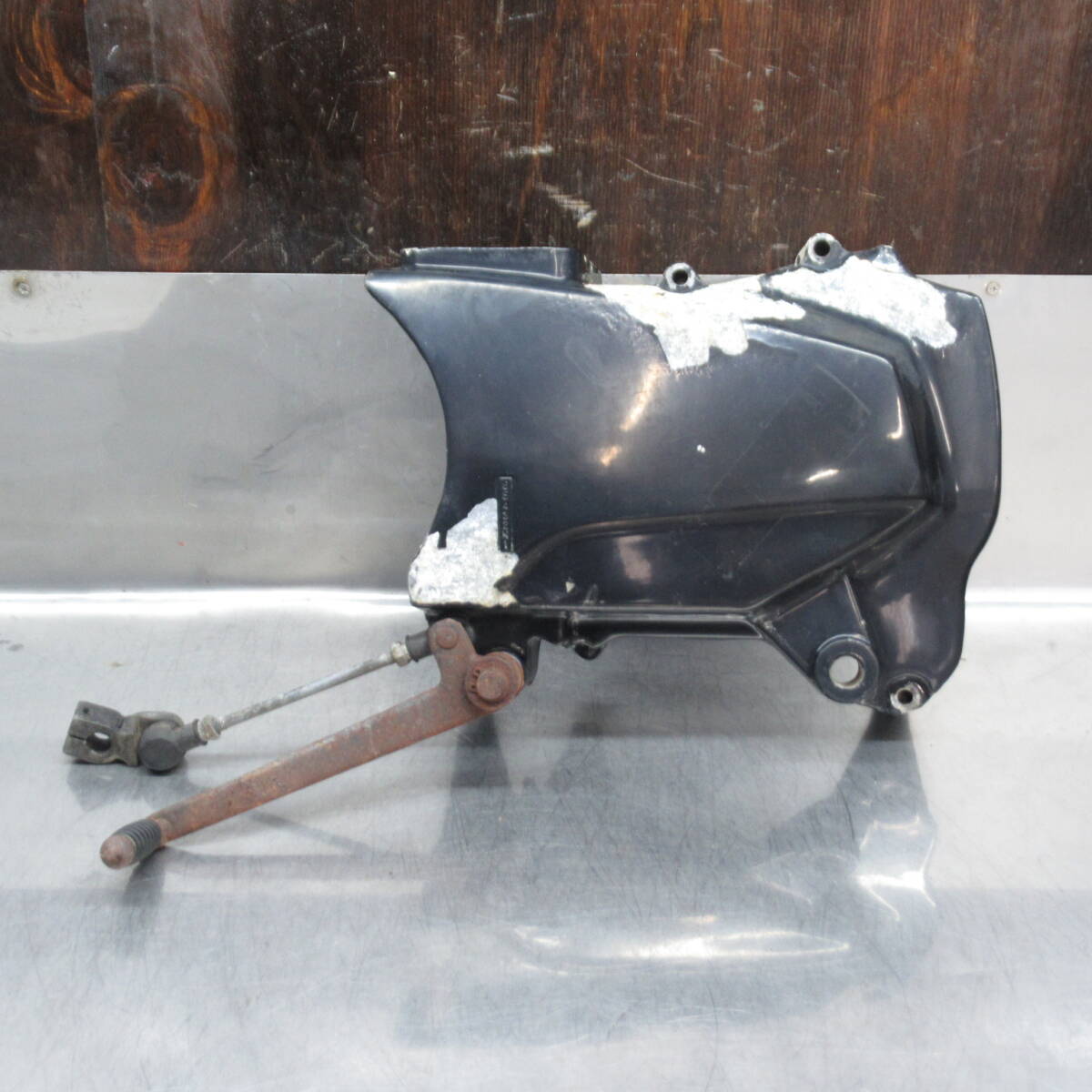 カワサキ GPz550 GPz400F 純正 フロントスプロケットカバー シフトペダル レストアベース 当時物【080】 USA-P-549拍卖