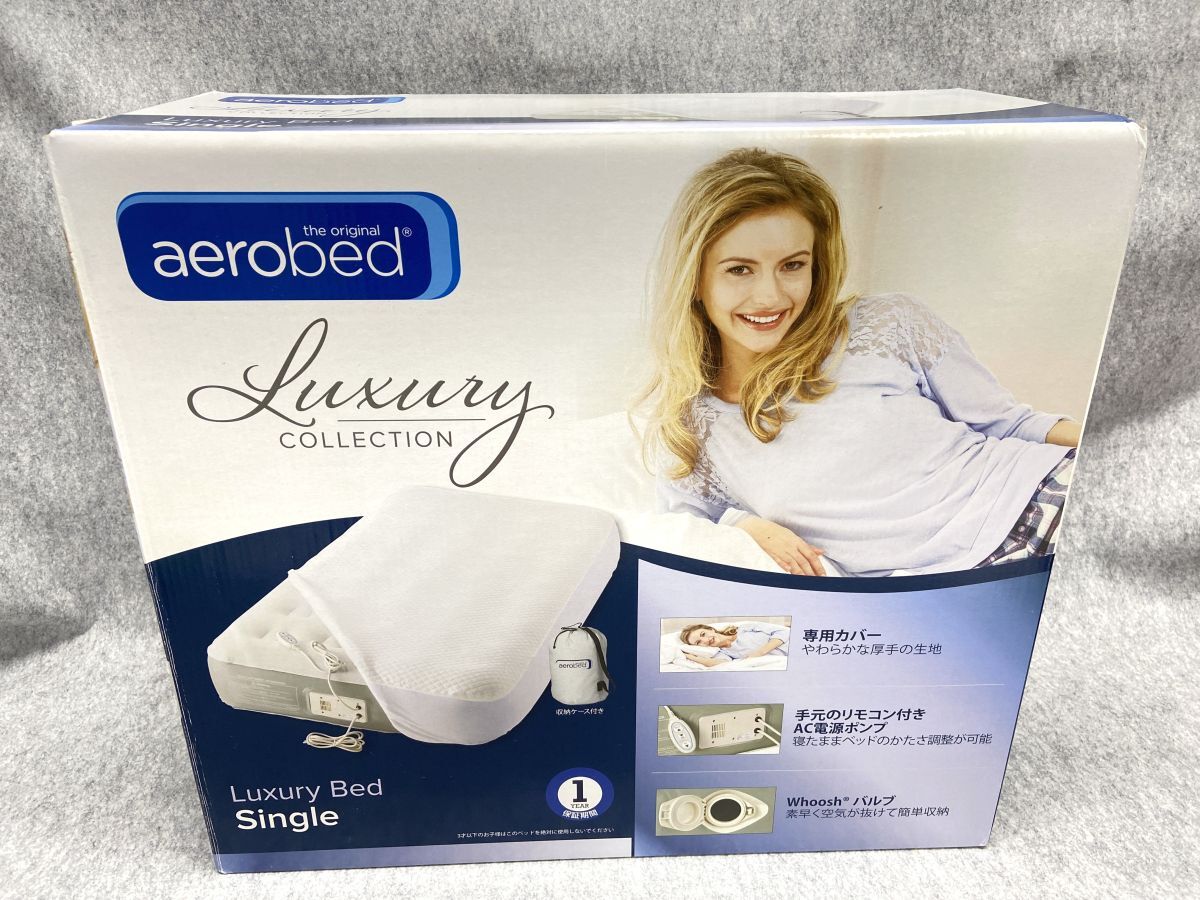 【R776】新品未開封 コールマン ジャパン ラグジュアリーベッド シングル 使用時サイズ188×100×30cm 品番26651 aerobed 高級ベッド b拍卖