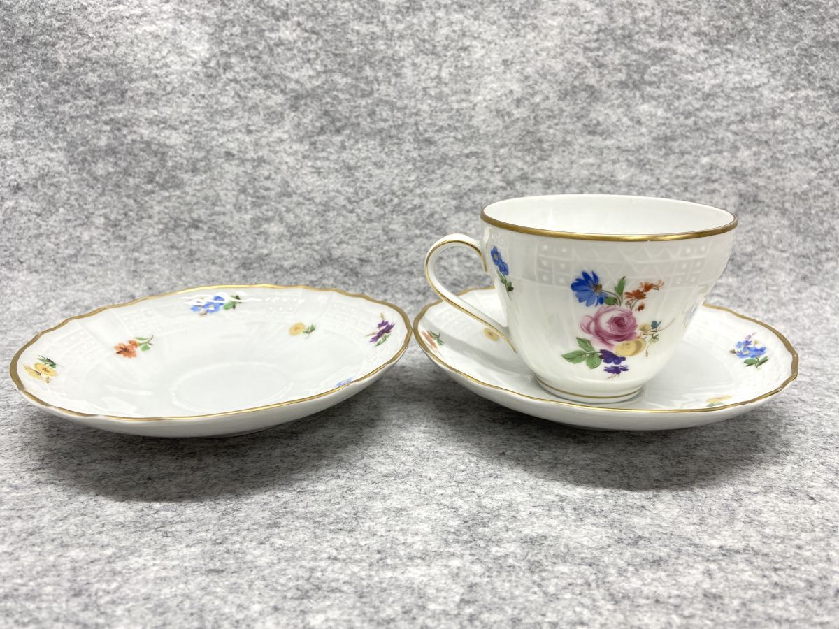 【R745】フッチェンロイター Hutschenreuther モーリッツブルク カップ&ソーサー 花柄 茶器拍卖