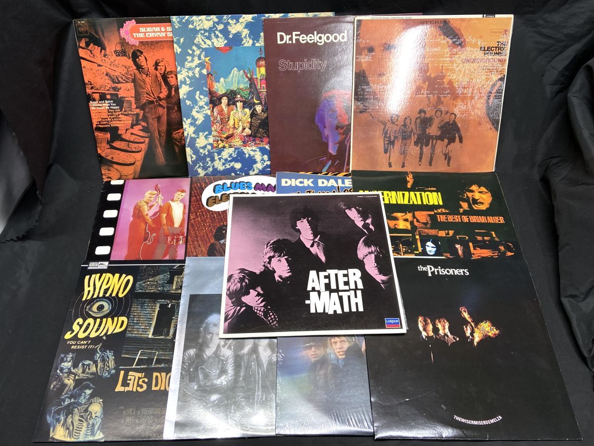 【R812】レトロ LPレコード まとめて13点 ガレージパンク/ロック/ローリングストーンズ/ドクターフィールグッド/Stupidity/クイーンb拍卖