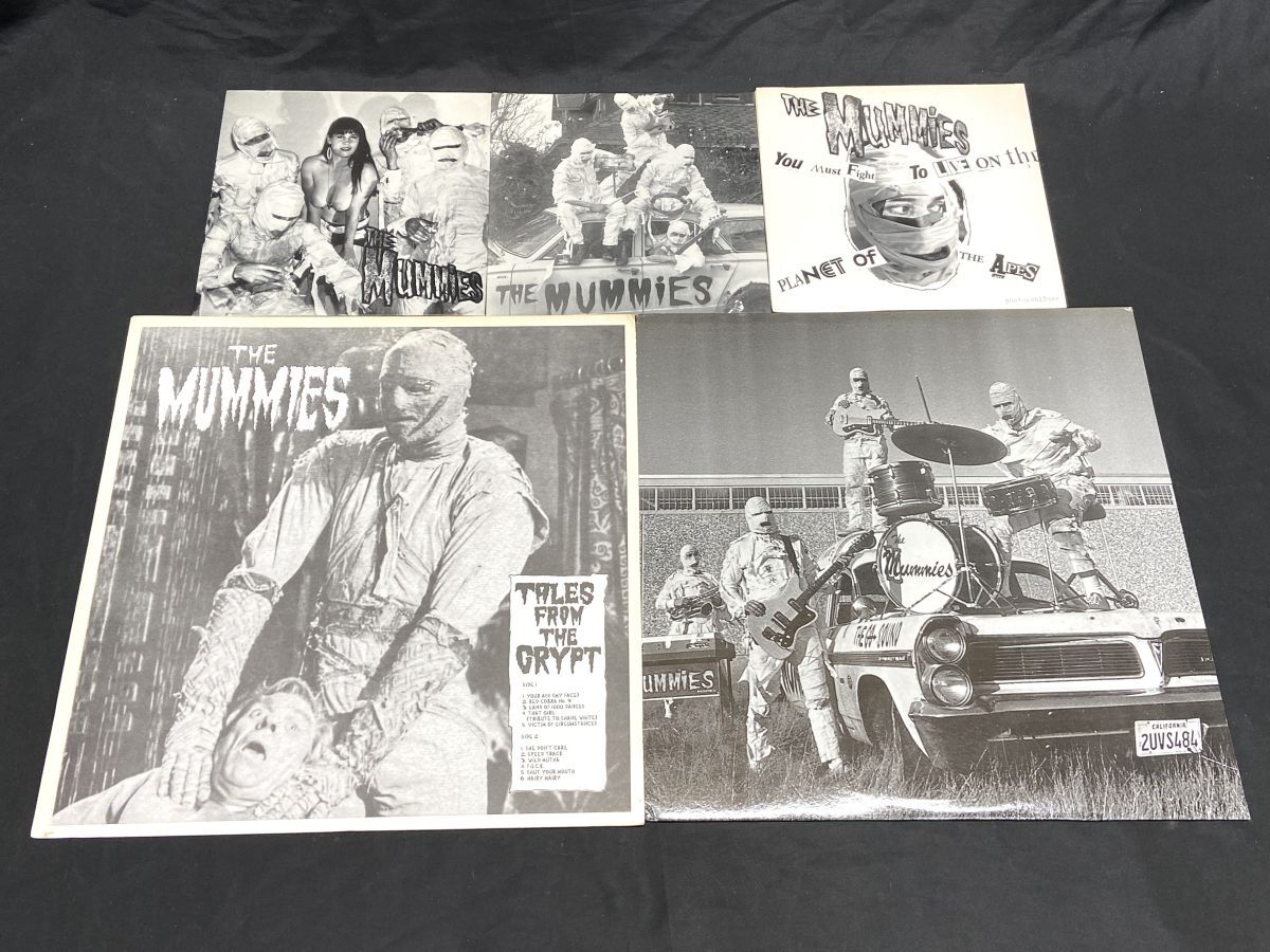 【R807】The Mummies マミーズ レコード まとめて5点 ガレージパンク/TALES FROM THE CRYPT/TELSTAR/7インチ/That Girl/You Must Fight b拍卖