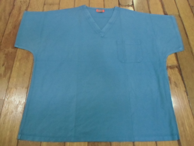 11-H ミリタリー サバゲー コンバットタクティカル コスプレ 米軍放出品 作業服 医療 シャツ XLサイズ ブルー 送料198円拍卖