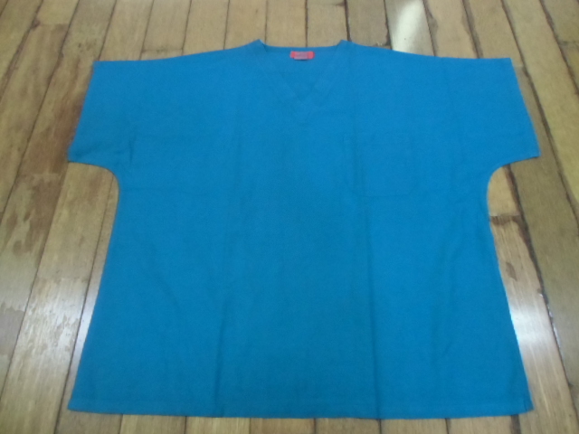 12-H ミリタリー サバゲー コンバットタクティカル コスプレ 米軍放出品 作業服 医療 シャツ XLサイズ ブルー 送料198円拍卖