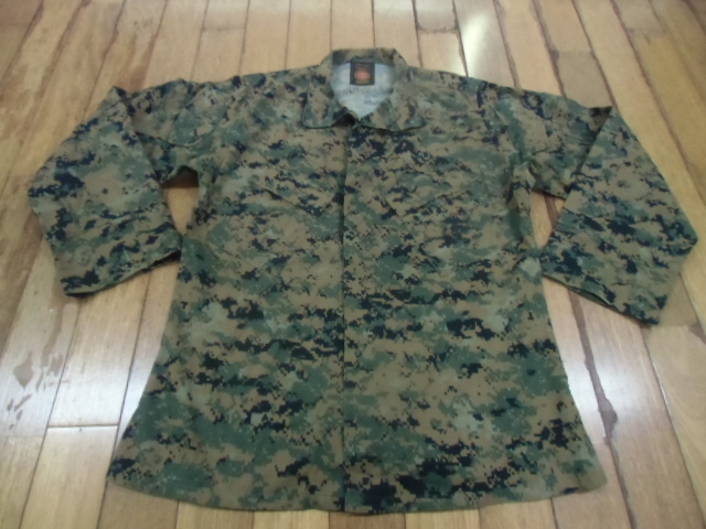 J-25 ミリタリー サバゲー 米軍放出品 MARINE USMC 迷彩服 作業服 防虫素材 ジャケット シャツ カモフラ コンバット コスプレ M-R拍卖