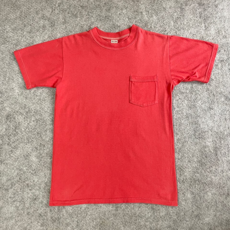 送料無料! リアルマッコイズ JOE McCOY 半袖 ポケットTシャツ サイズ SMALL 薄ピンク系 S / REAL McCOYS F&E BUCO A-2拍卖