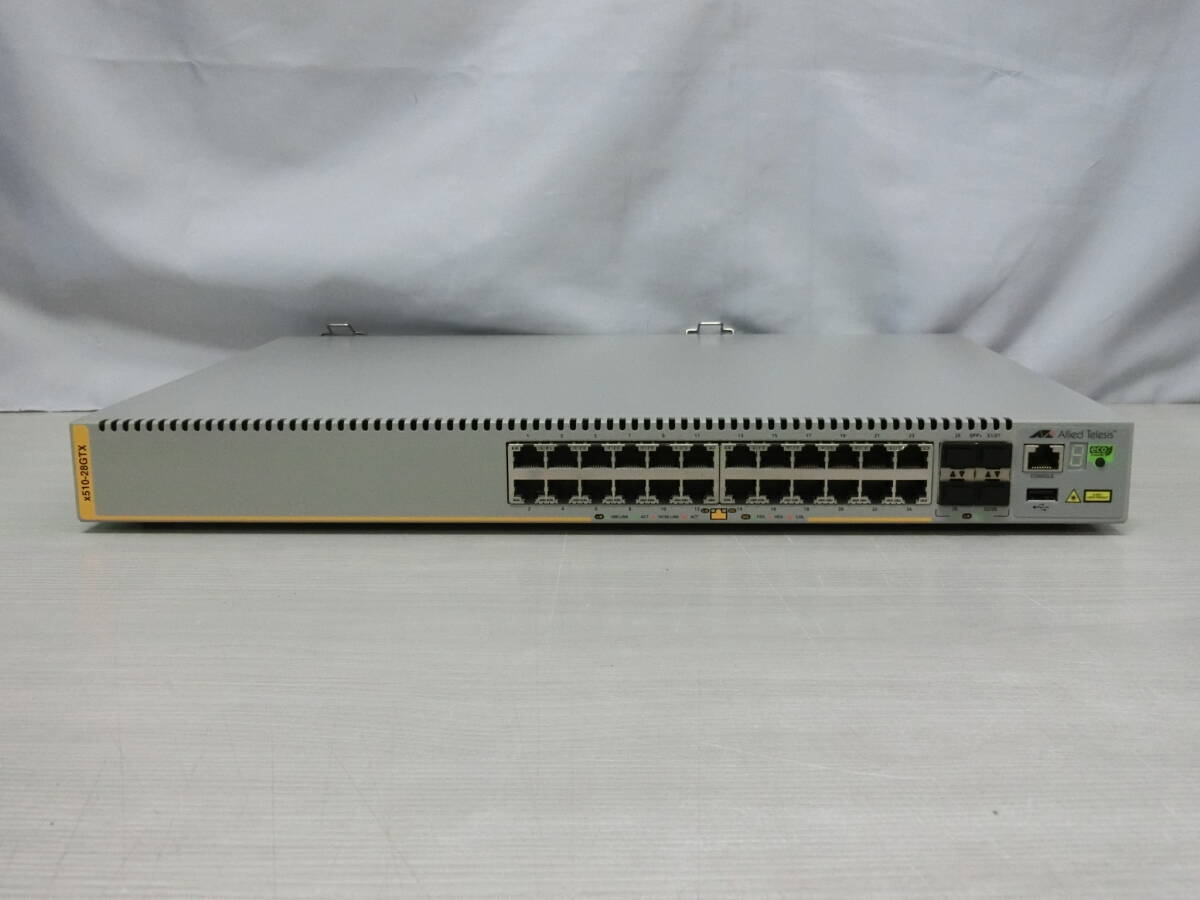 ▽Allied Telesis ギガビットインテリジェントスタッカブルスイッチ AT-X510-28GTX△拍卖