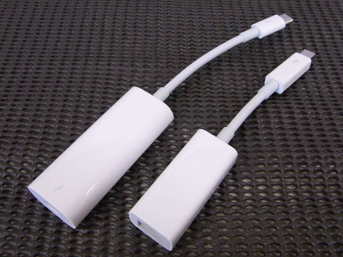 ♥♥Apple純正 Thunderbolt3 Thunderbolt2アダプタA1790、Thunderbolt Ethernet アダプタ A1433セット♥♥拍卖