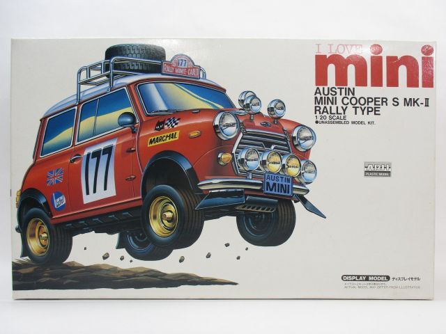 ★ARII★アリイ★有井★I LOVE mini★1/20 AUSTIN MINI COOPER S MK-Ⅱ RALLY TYPE★オースチン ミニクーパーS MK-Ⅱ ラリータイプ★拍卖