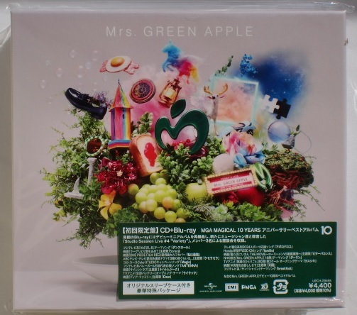 未開封 Mrs.GREEN APPLE 10 初回限定盤 CD+Blu-ray ベストアルバム ミセスグリーンアップル 新品拍卖