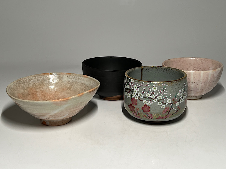 【瑞】茶道具 茶碗 4点 まとめて *(1点に直し有)拍卖