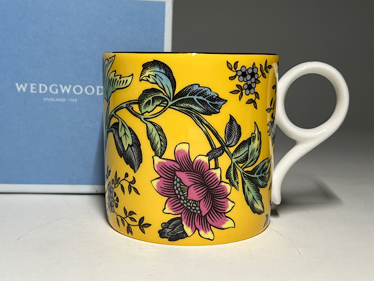 【瑞】ウェッジウッド WEDGWOOD イエロー トンキン マグカップ拍卖