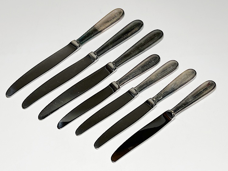 【瑞】クリストフル カトラリーナイフ 大小7本 拍卖