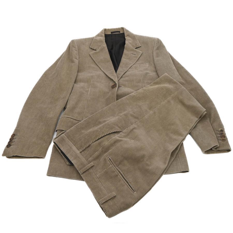 LOUIS VUITTON ルイヴィトン セットアップ スーツ ジャケット パンツ コーデュロイ メンズ カーキベージュ #44(Sサイズ)拍卖