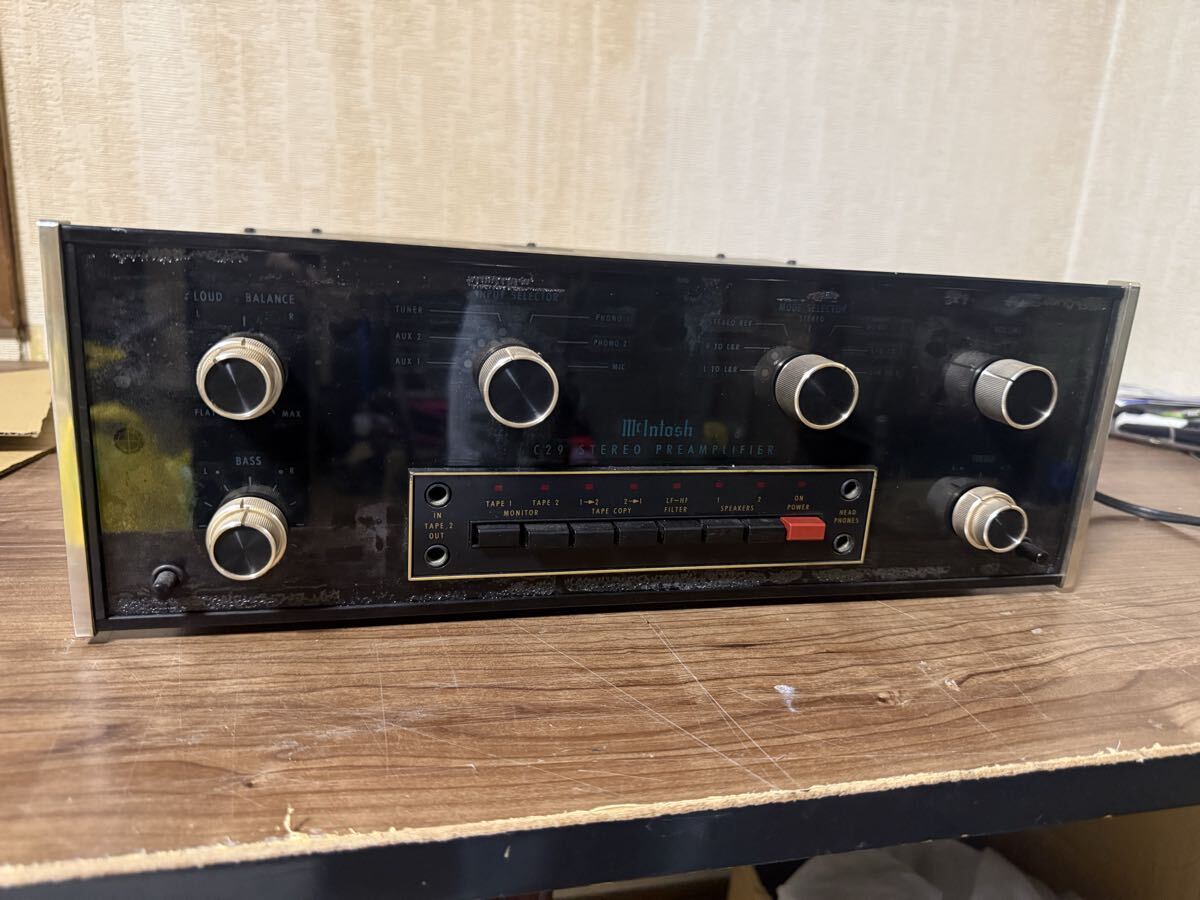 展示品★比較的美品★Mcintosh★マッキントッシュ★C29★コントロールアンプ★プリアンプ★美品★通電音出し確認済み★オーディオ★音響拍卖