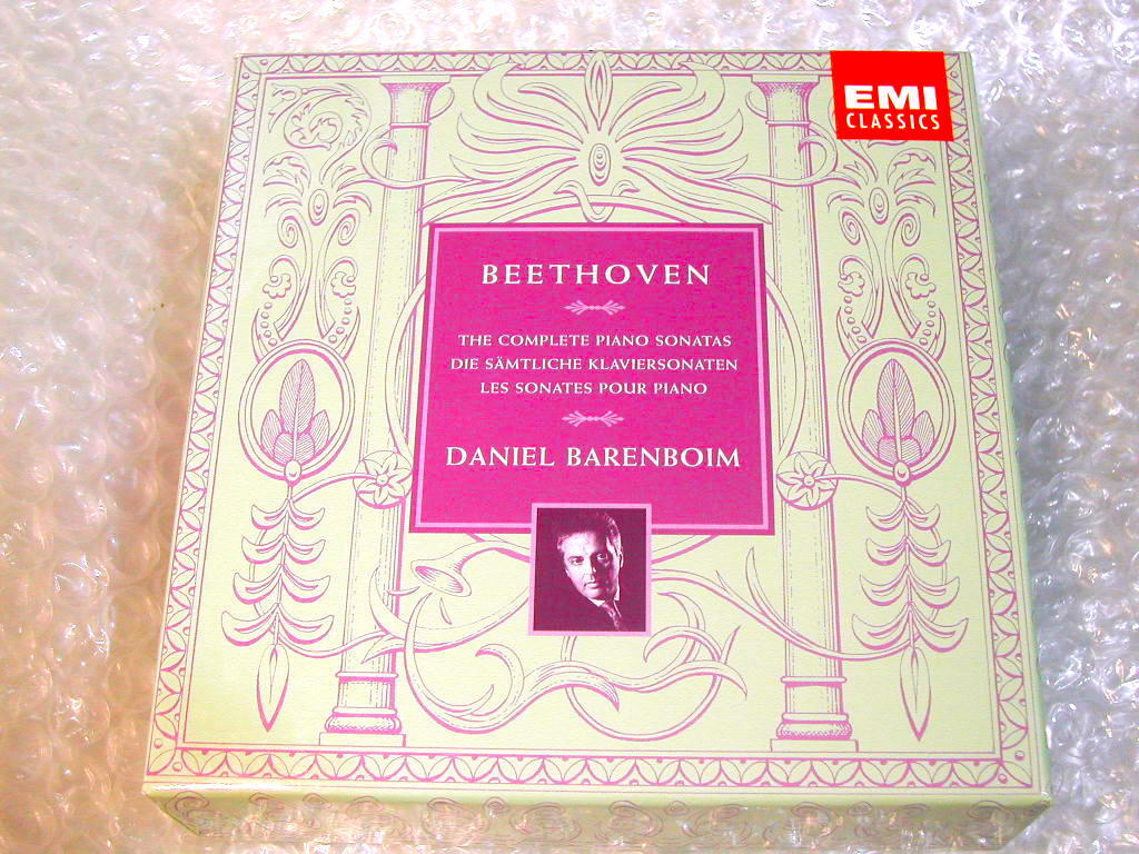 ダニエル・バレンボイムCD10枚組BOXベートーヴェン ピアノソナタ全集/巨匠Daniel Barenboim超レア旧全集!! 超人気名盤!! 極美品!! 送料無料拍卖