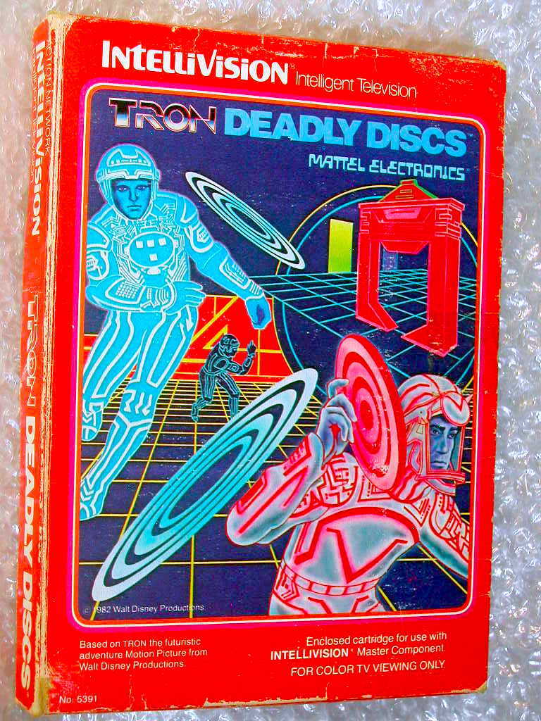神ゲー!!インテレビジョン「トロン デッドリーディスクス TRON DEADLY DISCS」取説ゲームシート付属品全揃!!/超人気名作レア!!動作確認済み拍卖