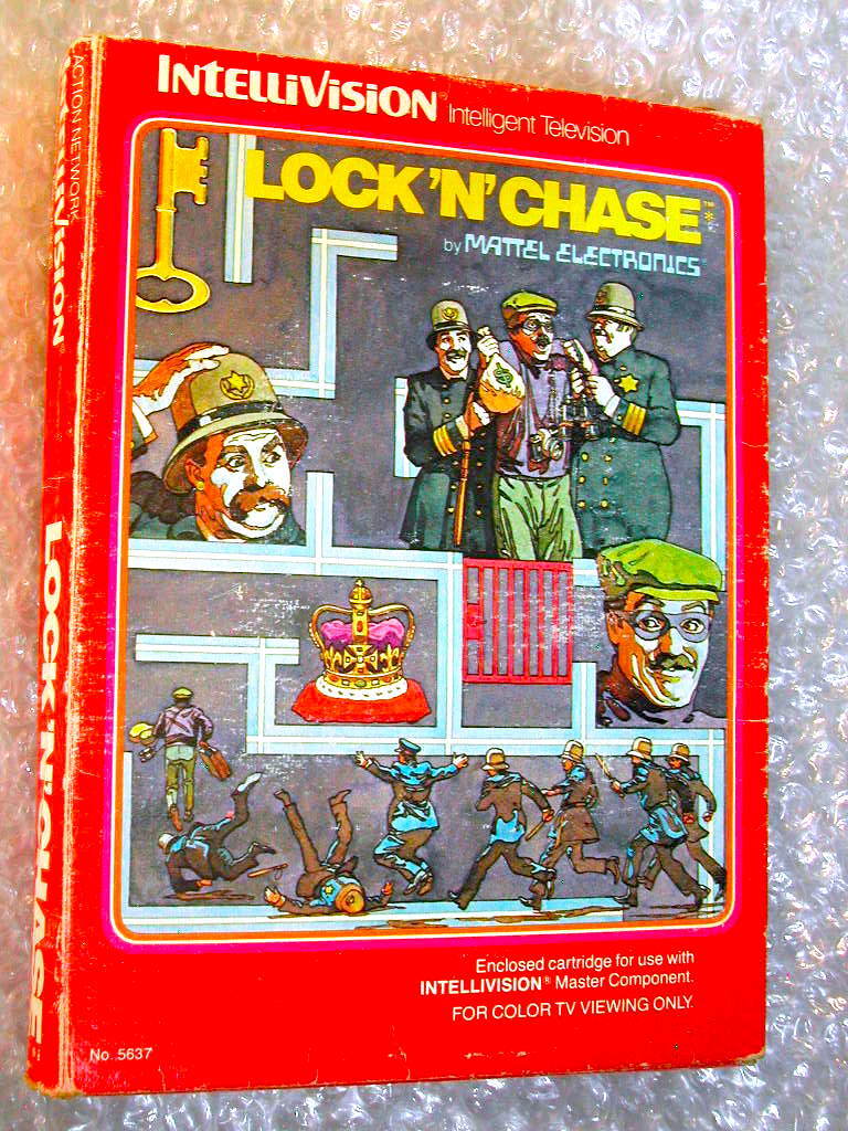 神ゲー!!インテレビジョン「ロックンチェイス ROCK N CHASE」取説ゲームシート付属品全揃!!/超超人気名作!! 超レア!! 動作確認済み!!拍卖